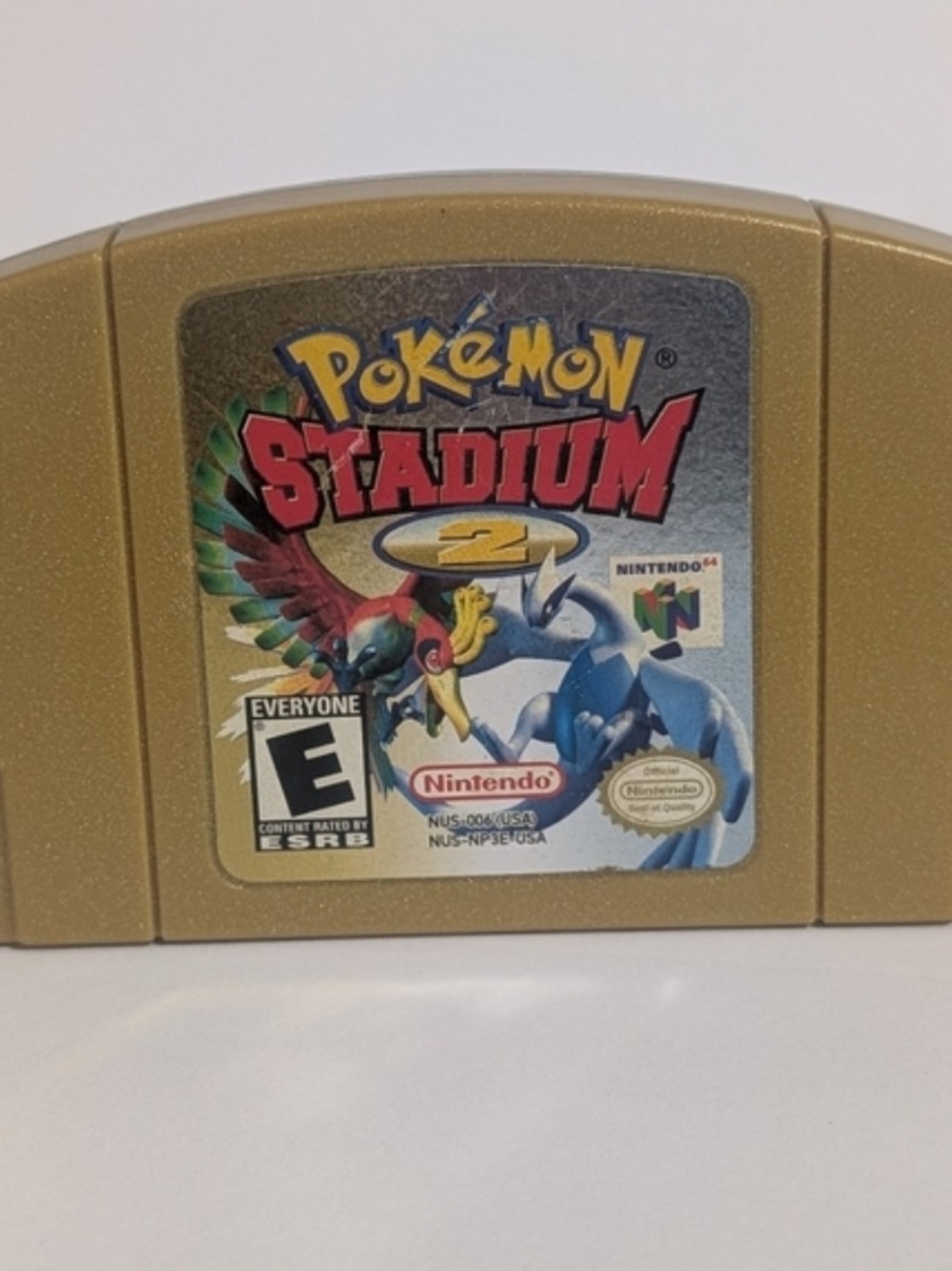 Nintendo Gold Pokémon Stadium 2 N64 Cartridge